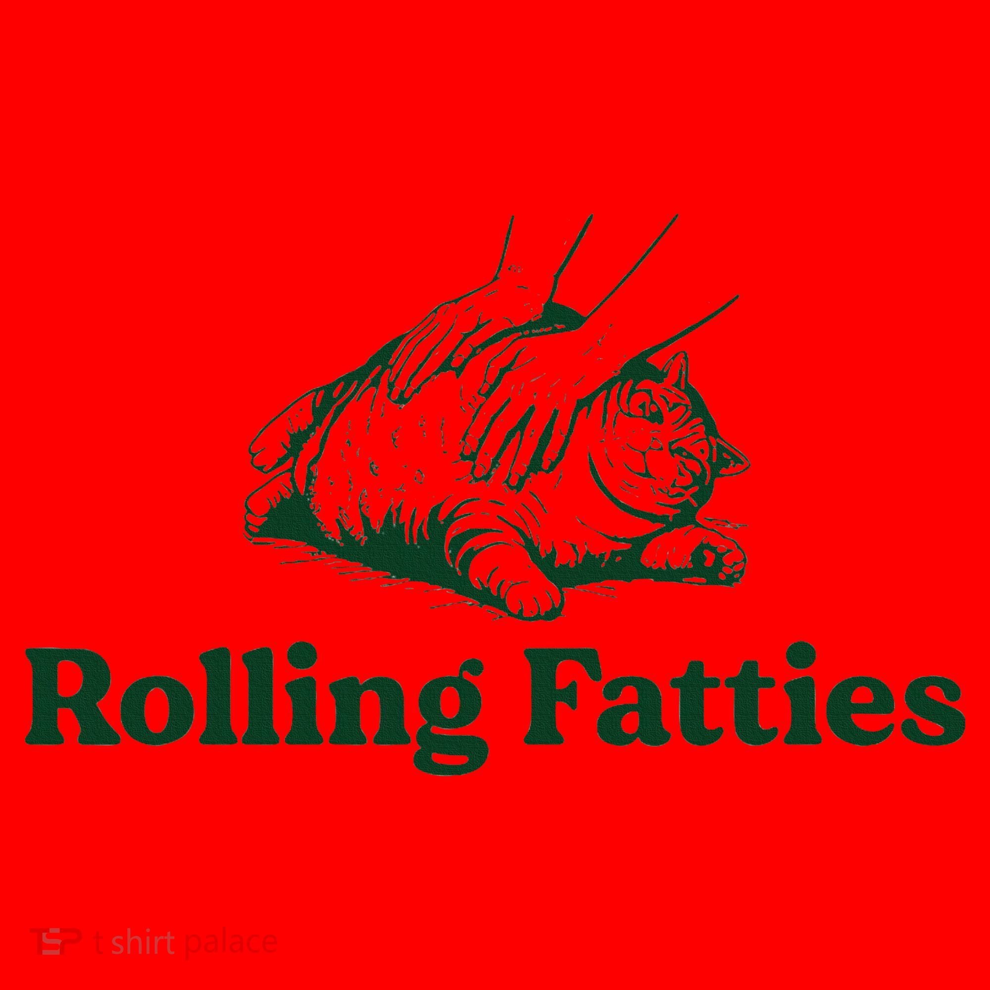 Cat Rolling Fatties Funny Santa Hat