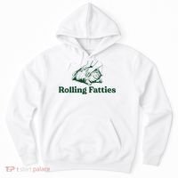 Cat Rolling Fatties Funny Hoodie thumb 0