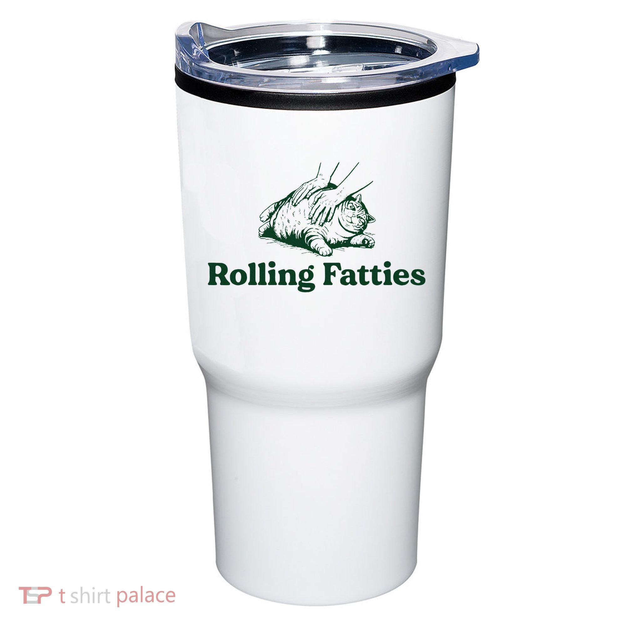 Cat Rolling Fatties Funny Tumbler