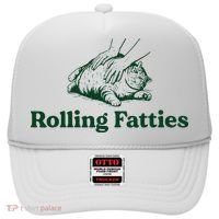 Cat Rolling Fatties Funny Hat thumb 0