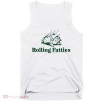 Cat Rolling Fatties Funny Tank Top thumb 0