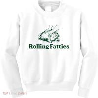 Cat Rolling Fatties Funny Kids Sweatshirt thumb 0