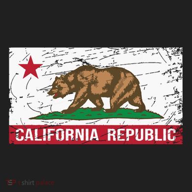 California Republic Flag Ca Distressed Design Classic Zone Performance Long-Sleeve T-Shirt