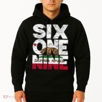 California Republic Flag 619 Area Code Hoodie thumb 2
