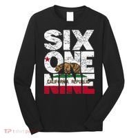 California Republic Flag 619 Area Code Long Sleeve Shirt thumb 0