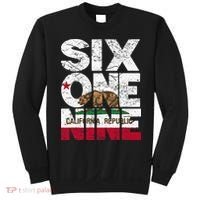California Republic Flag 619 Area Code Sweatshirt thumb 0