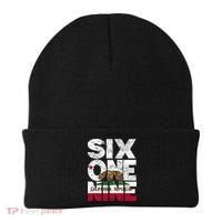 California Republic Flag 619 Area Code Beanie thumb 0