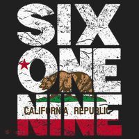 California Republic Flag 619 Area Code Beanie thumb 2