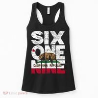 California Republic Flag 619 Area Code Women's Tank Top thumb 0