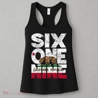 California Republic Flag 619 Area Code Women's Tank Top thumb 3