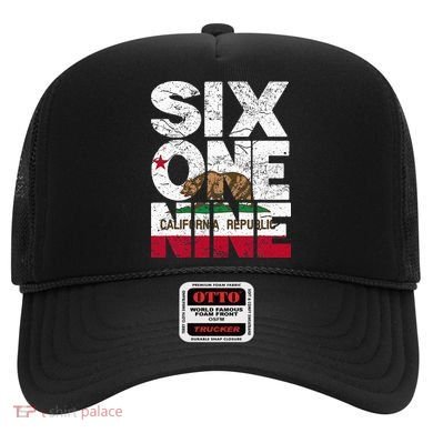 California Republic Flag 619 Area Code Hat
