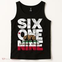 California Republic Flag 619 Area Code Tank Top thumb 2