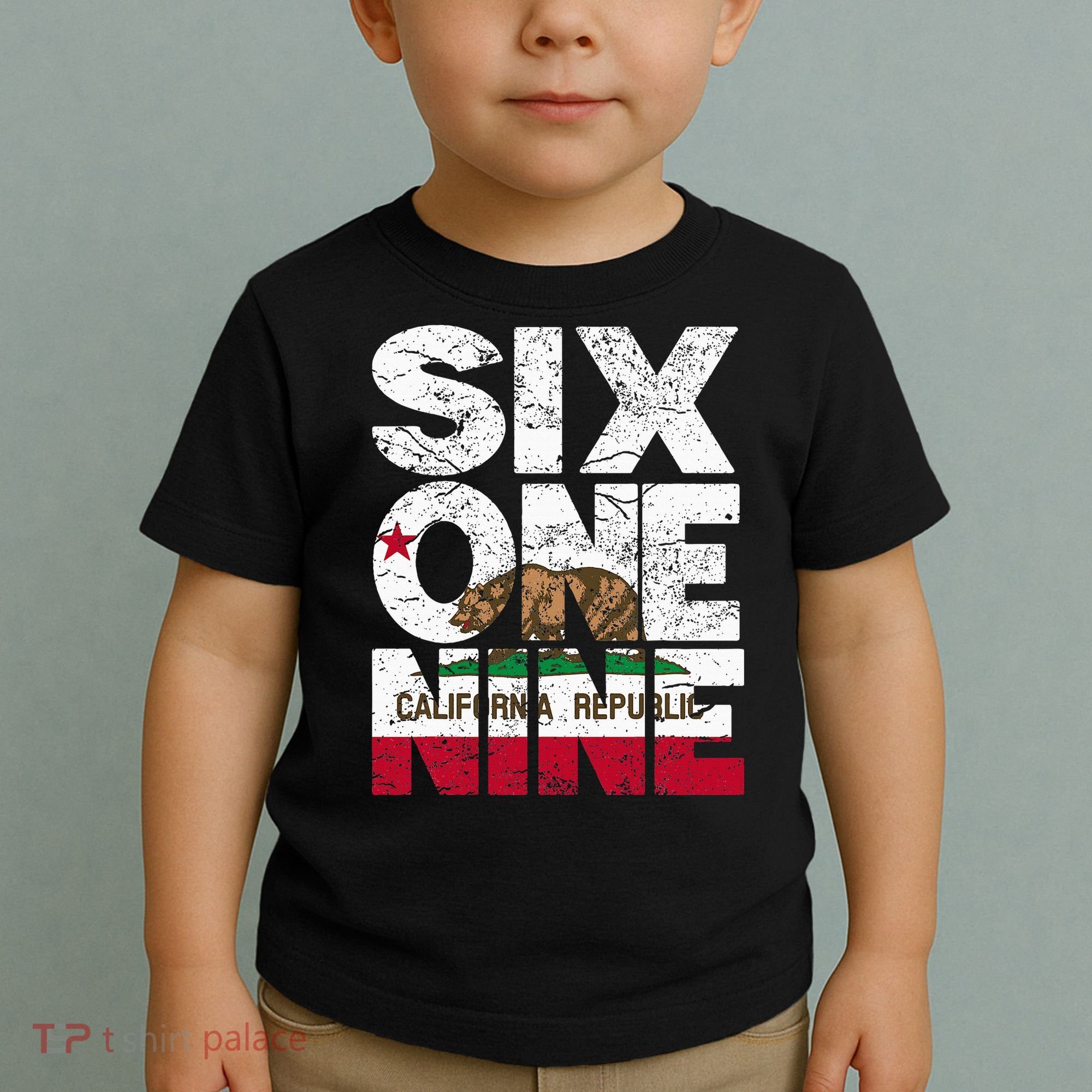 California Republic Flag 619 Area Code Toddler T-Shirt