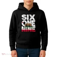 California Republic Flag 619 Area Code Kids Hoodie thumb 4