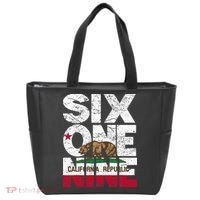 California Republic Flag 619 Area Code Tote Bag thumb 0