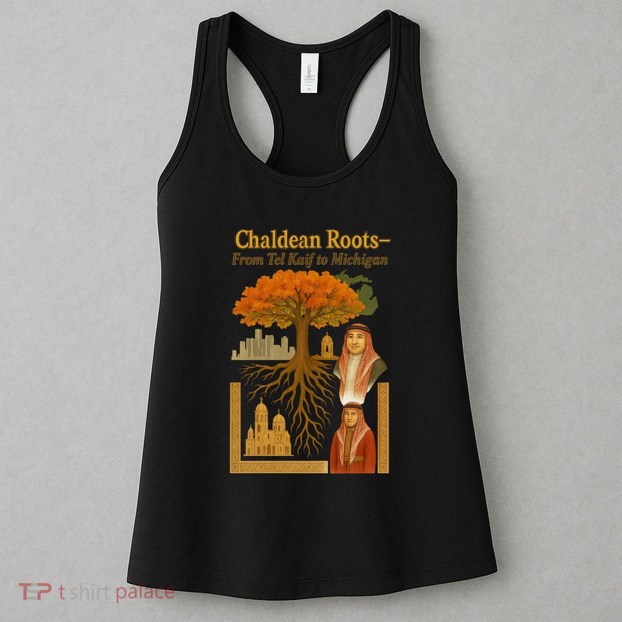 Chaldean Roots From Tel Kaif To Michigan Women's Tank Top