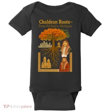 Chaldean Roots From Tel Kaif To Michigan Baby Bodysuit