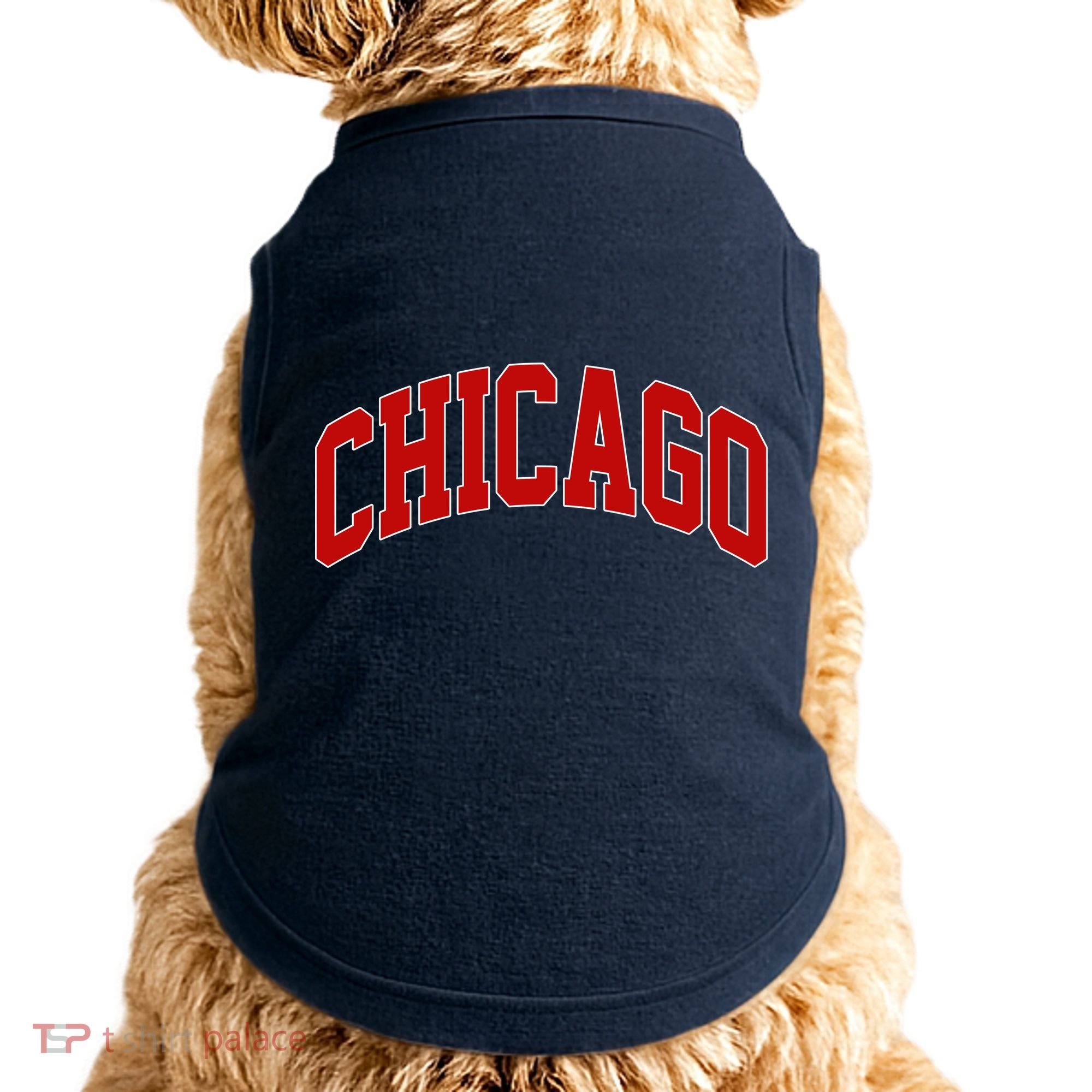 Chicago Retro Gift Doggie Tank