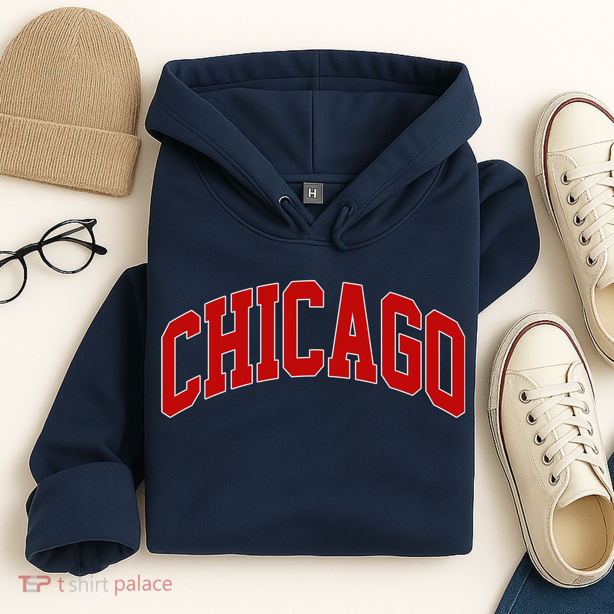Chicago Retro Gift Hoodie
