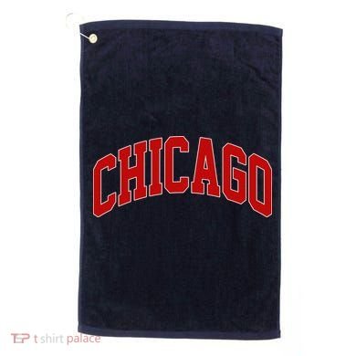 Chicago Retro Gift Golf Towel