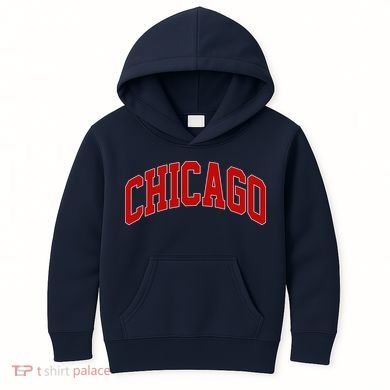 Chicago Retro Gift Kids Hoodie