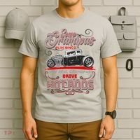 Cool Real Grandpas Drive Hot Rods T-Shirt thumb 6