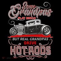 Cool Real Grandpas Drive Hot Rods Women's Hoodie thumb 2