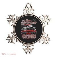 Cool Real Grandpas Drive Hot Rods Ornament thumb 0