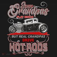 Cool Real Grandpas Drive Hot Rods Women's Tank Top thumb 5