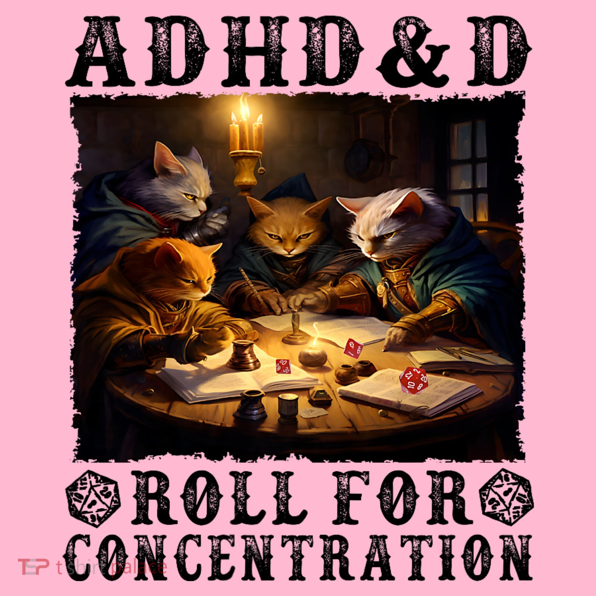 Cats Rpg Gamer Roll For Concentration Funny Quote Apparel Coaster
