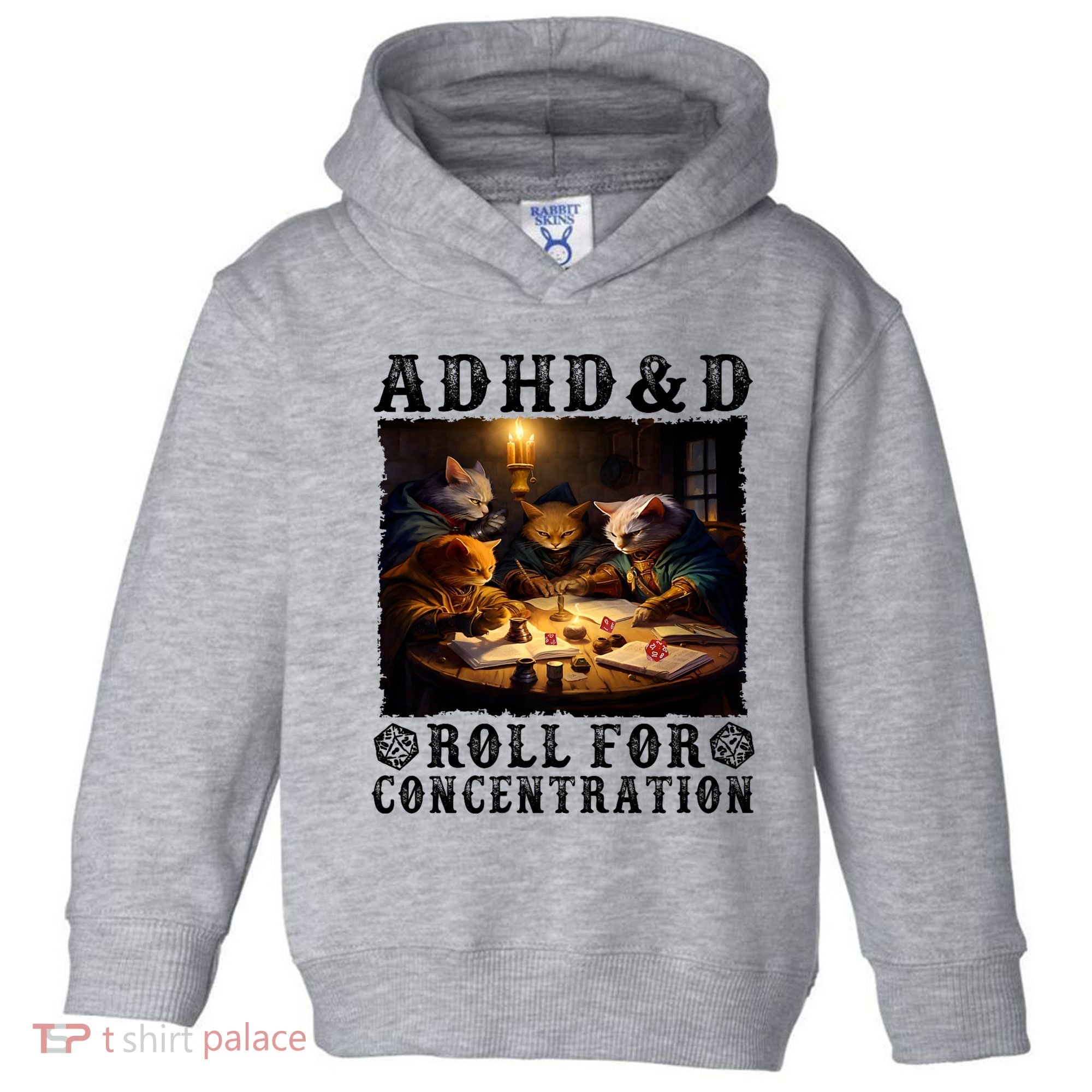 Cats Rpg Gamer Roll For Concentration Funny Quote Apparel Toddler Hoodie