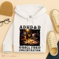 Cats Rpg Gamer Roll For Concentration Funny Quote Apparel Hoodie thumb 4