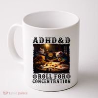 Cats Rpg Gamer Roll For Concentration Funny Quote Apparel Coffee Mug thumb 0