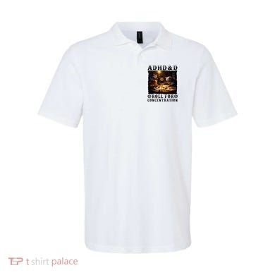 Cats Rpg Gamer Roll For Concentration Funny Quote Apparel Polo