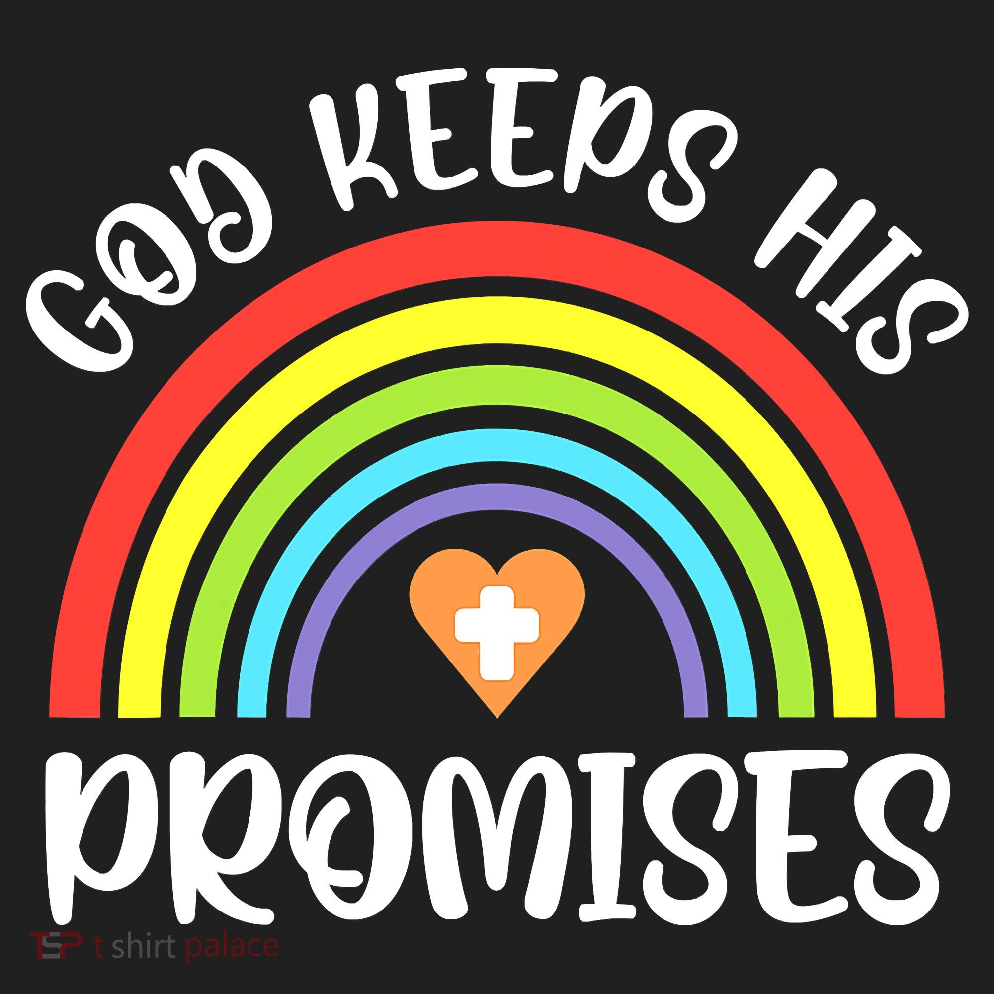 Christian Rainbow God Keeps His Promises Bible Noah Beanie