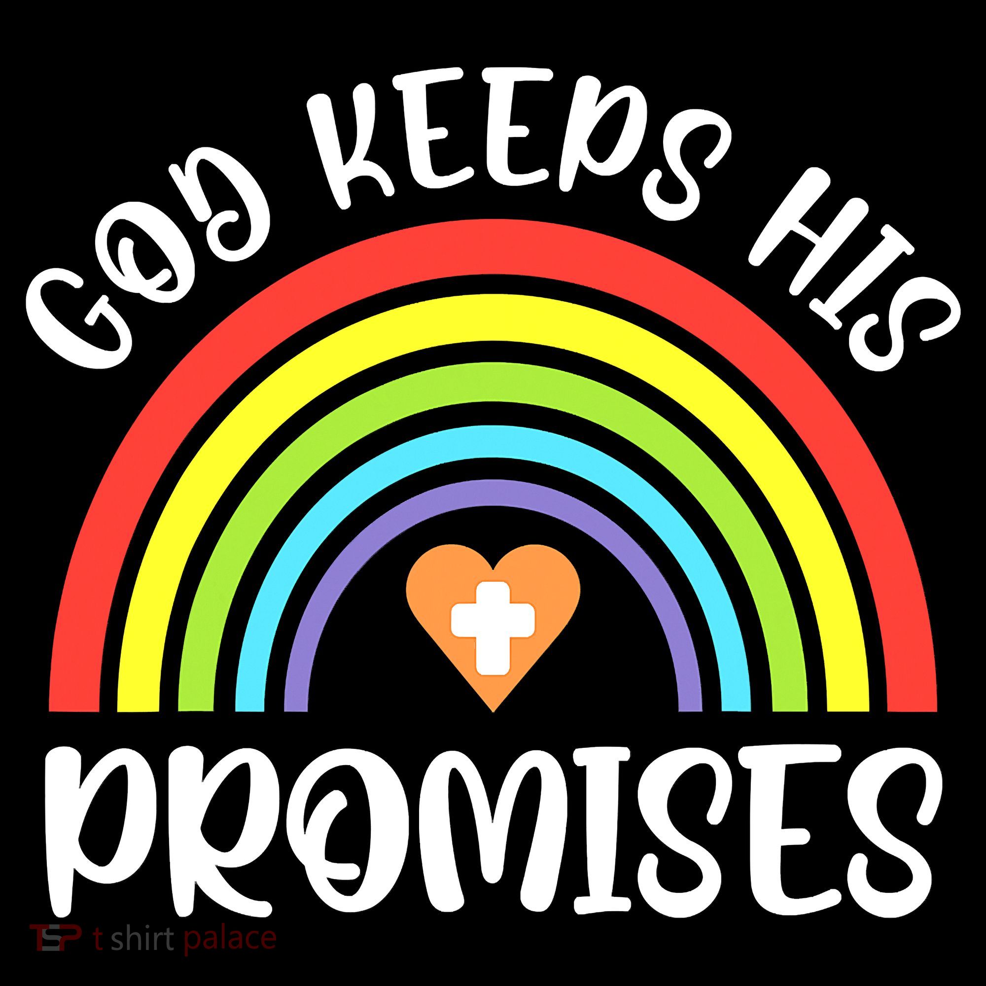 Christian Rainbow God Keeps His Promises Bible Noah Women's Hoodie