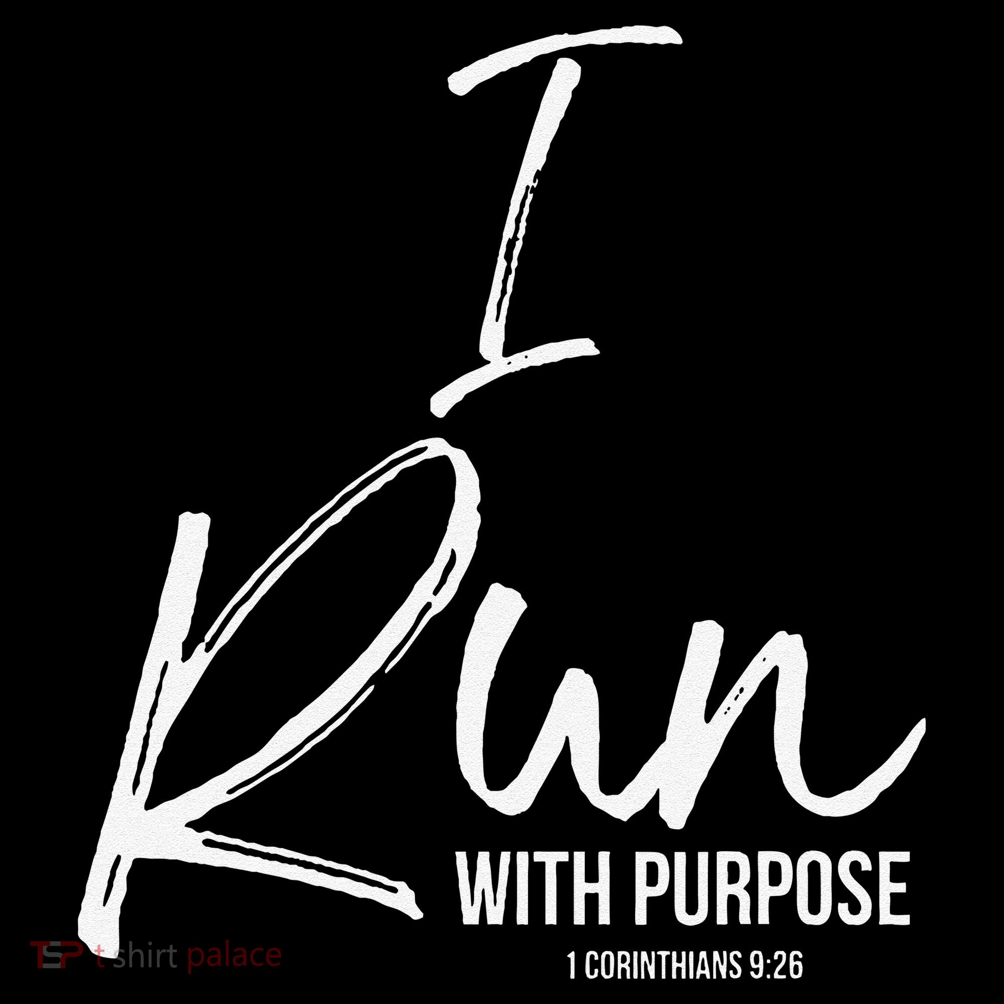 Christian Running Gift For Runners I Run With Purpose Women's Hoodie