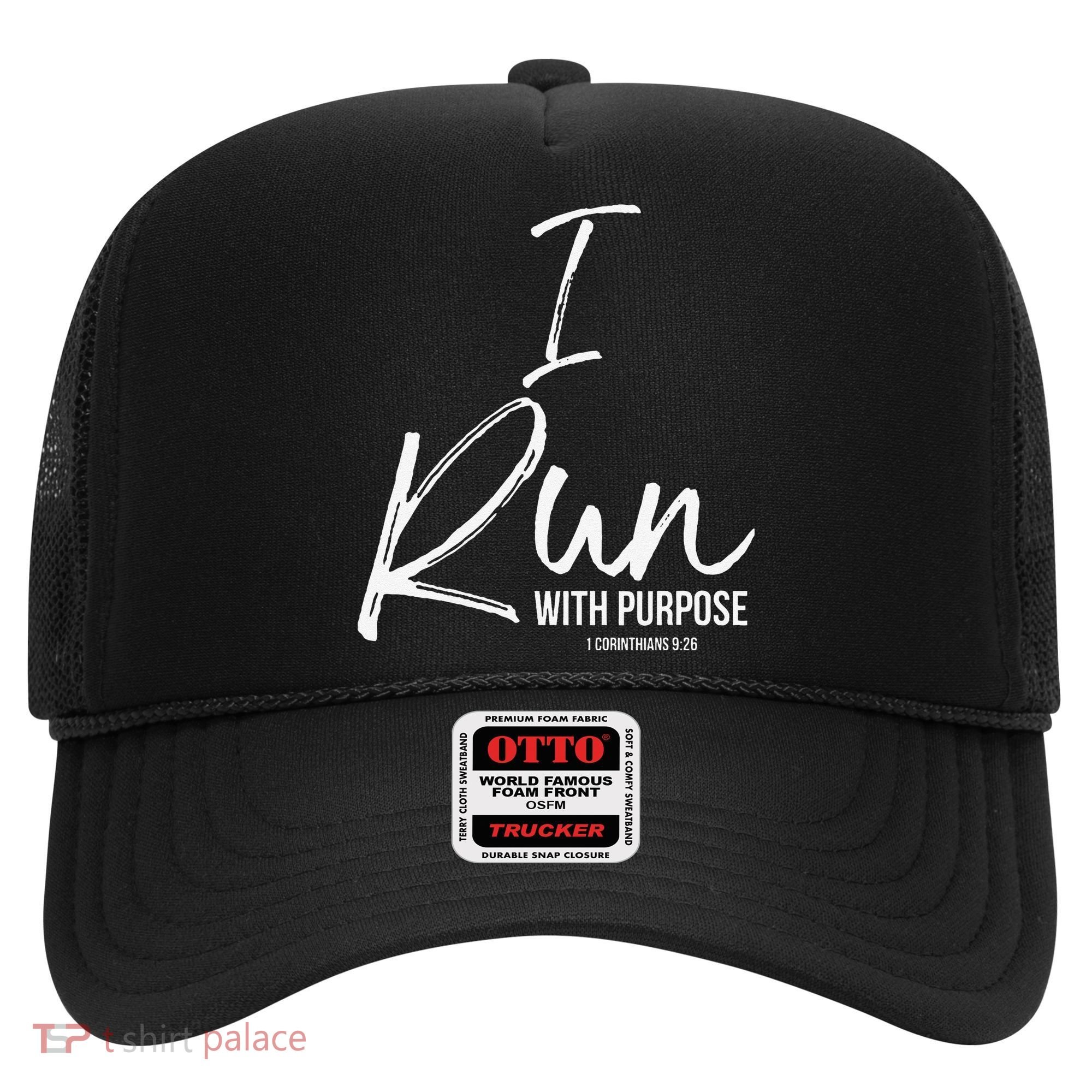Christian Running Gift For Runners I Run With Purpose Hat