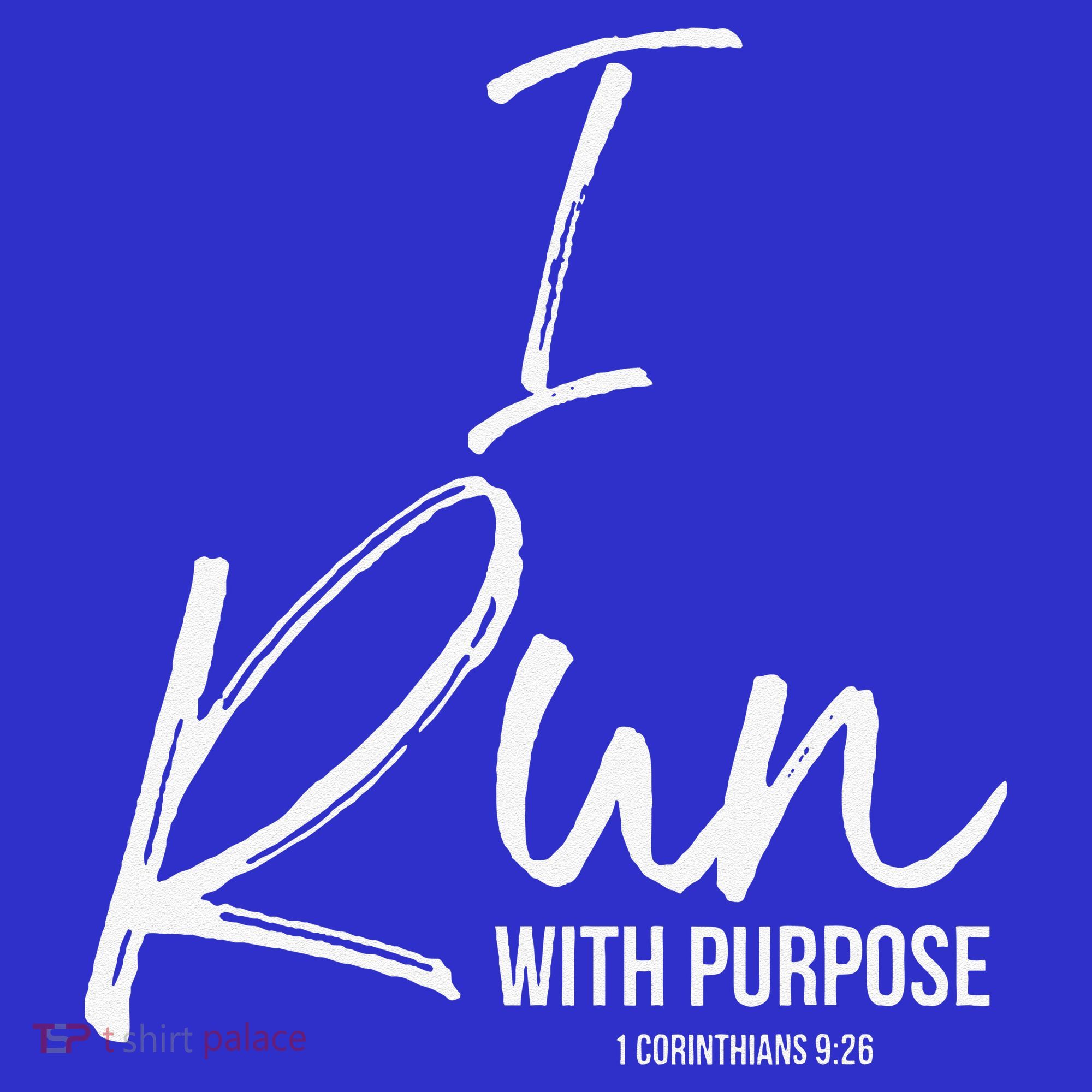 Christian Running Gift For Runners I Run With Purpose Coaster