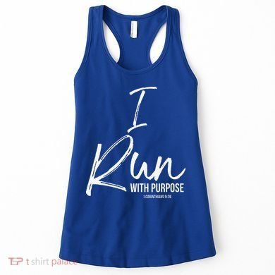 Christian Running Gift For Runners I Run With Purpose Women's Tank Top