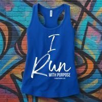 Christian Running Gift For Runners I Run With Purpose Women's Tank Top thumb 3