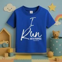 Christian Running Gift For Runners I Run With Purpose Toddler T-Shirt thumb 3