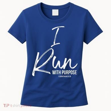 Christian Running Gift For Runners I Run With Purpose Women's T-Shirt