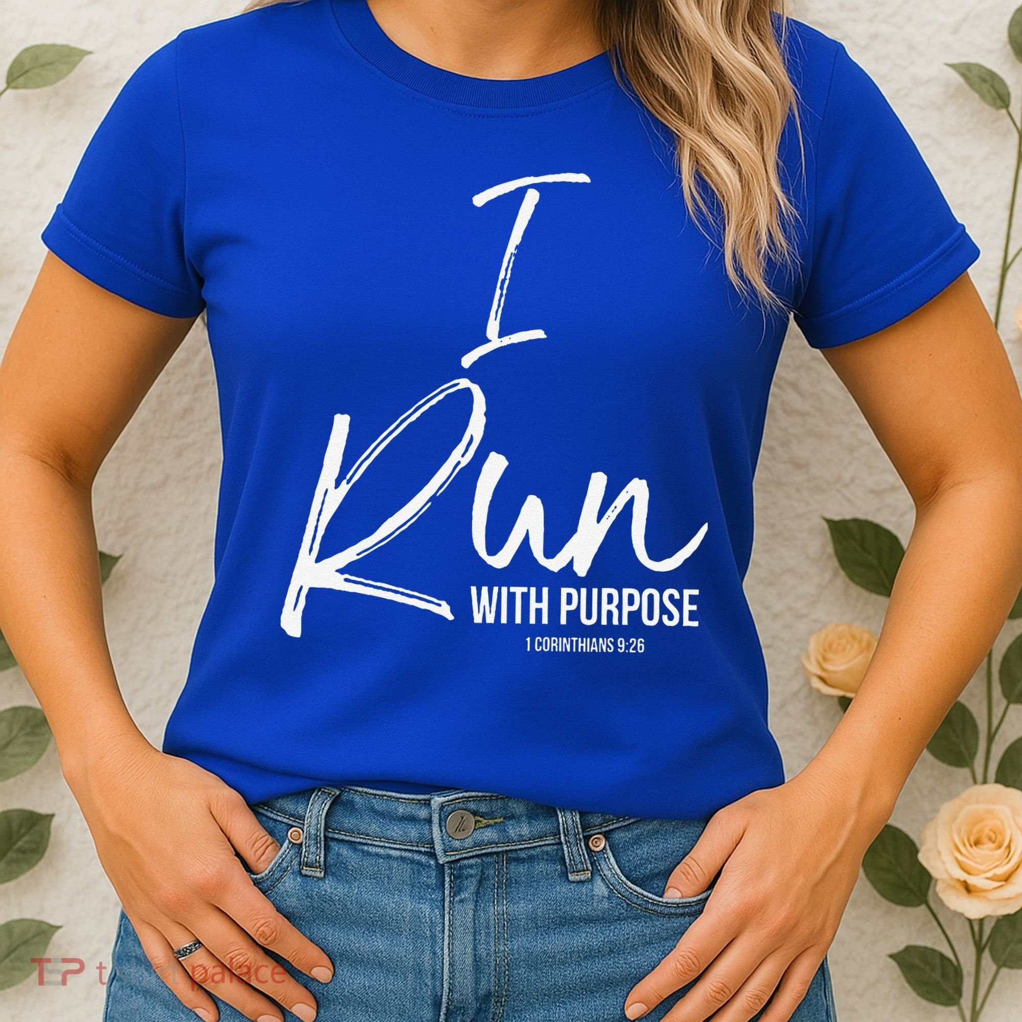 Christian Running Gift For Runners I Run With Purpose Women's T-Shirt