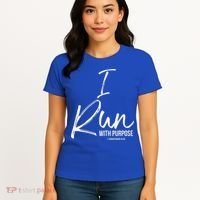 Christian Running Gift For Runners I Run With Purpose Women's T-Shirt thumb 4