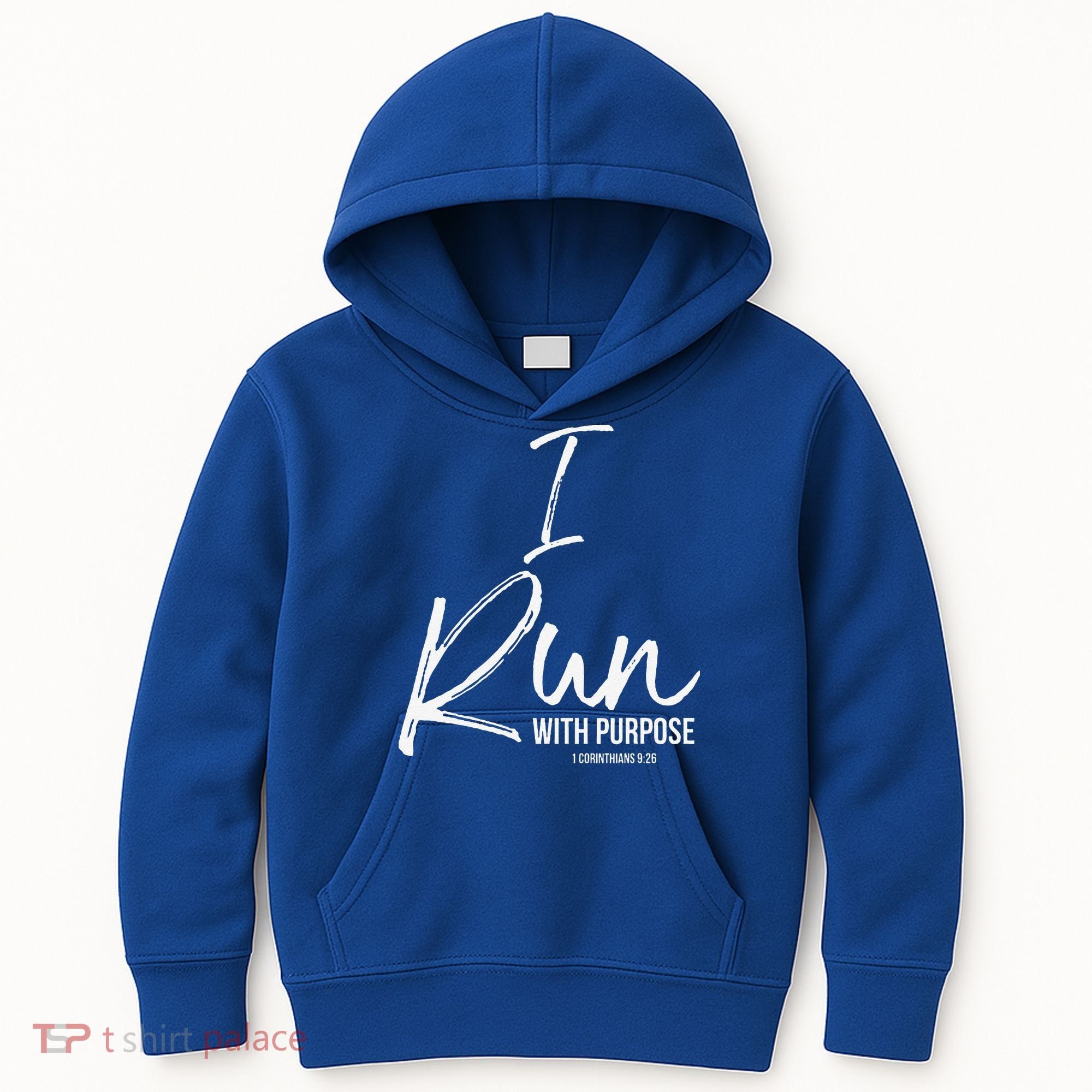 Christian Running Gift For Runners I Run With Purpose Kids Hoodie