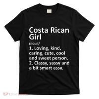 COSTA RICAN GIRL COSTA RICA Gift Funny Country Roots Descent T-Shirt thumb 0