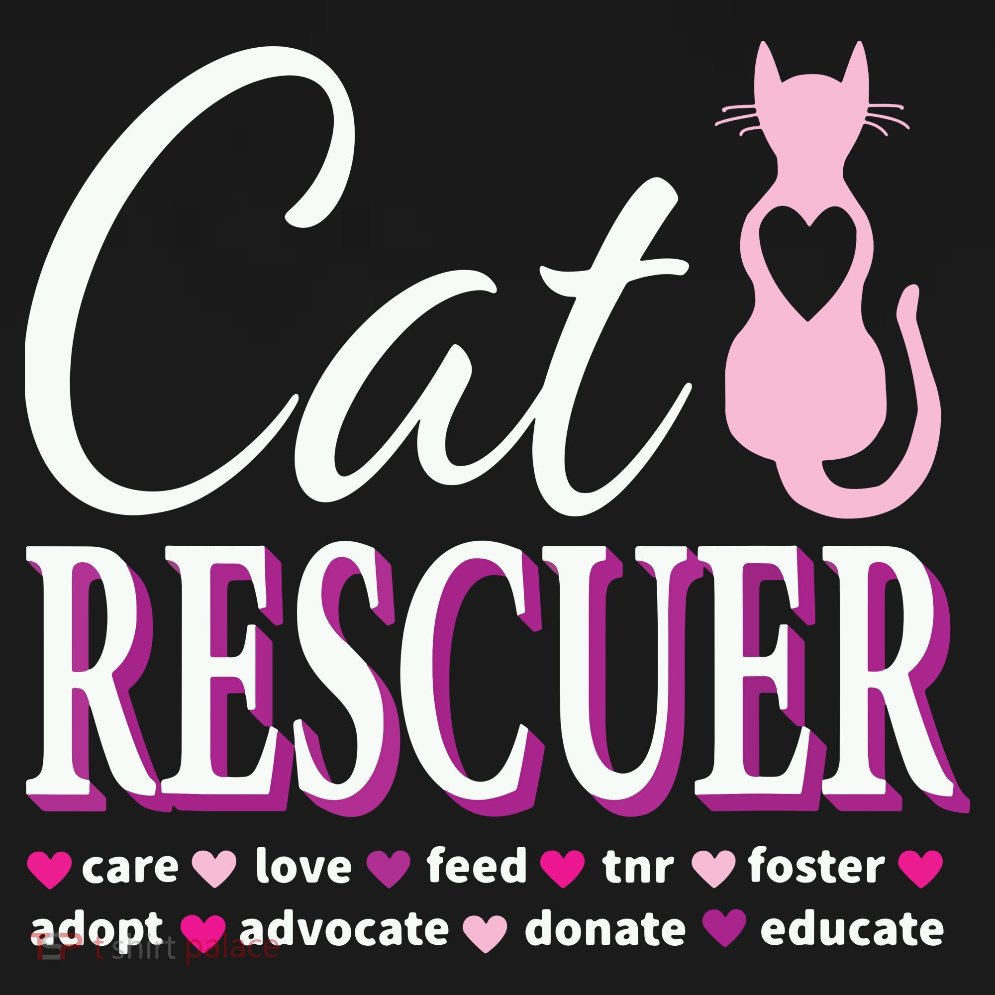 Cat Rescue Gift Feral Kittens Homeless Cats Shelter TNR Tee Women's Tank Top
