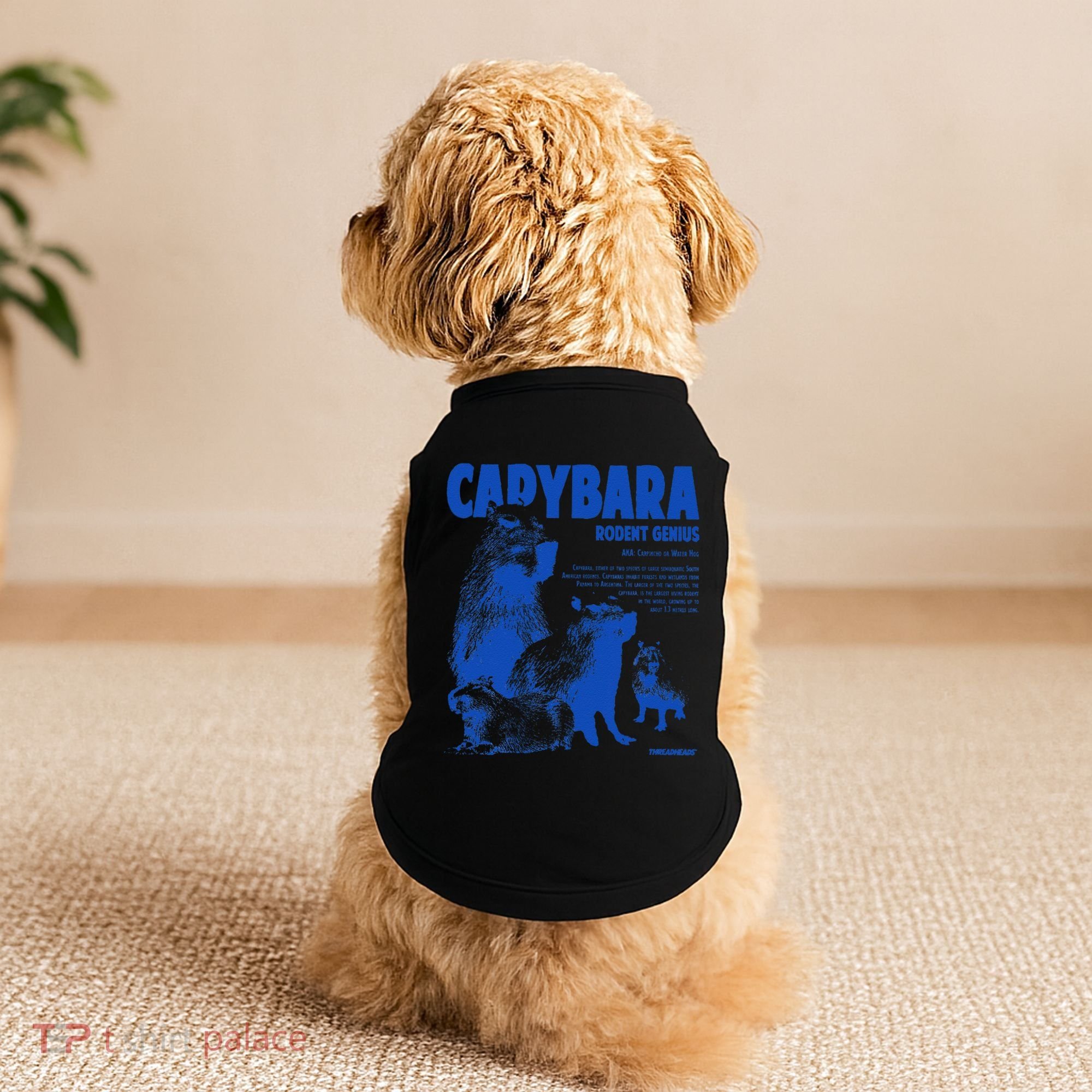 Capybara Rodent Genius Doggie Tank