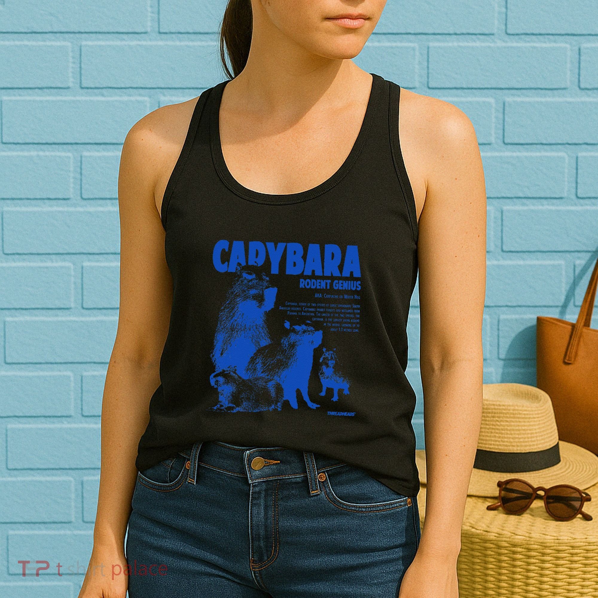 Capybara Rodent Genius Women's Tank Top